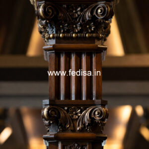 Wooden Pillar Design for Classic Homes