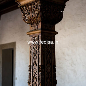 Wooden Pillar Designs That Add Royal Touch