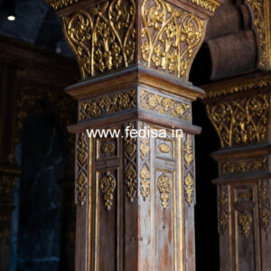 Unique Wooden Pillar Designs for Interior Styling