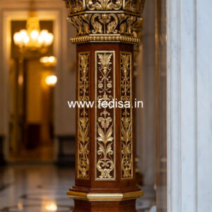 Wooden Pillar Designs That Impress Guests