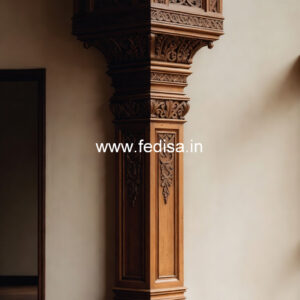 Wooden Pillar Designs for Luxury Feel