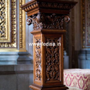 Wooden Pillar Designs That Feel Luxury Living