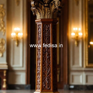 Wooden Pillar Design for Luxury Homes