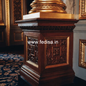 Designer Wooden Pillar for Interior Decoration