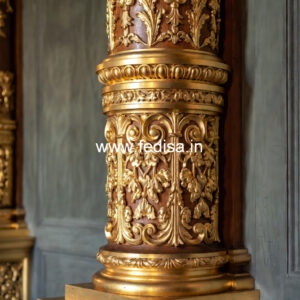 Wooden Pillar Design for Traditional House