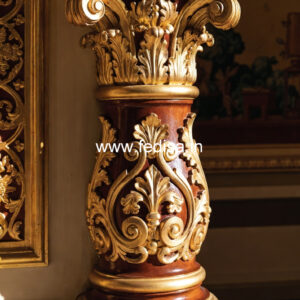 Wooden Pillar Design for Home Architecture