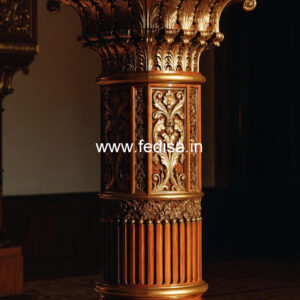 Wooden Pillar Design for Elegant Homes