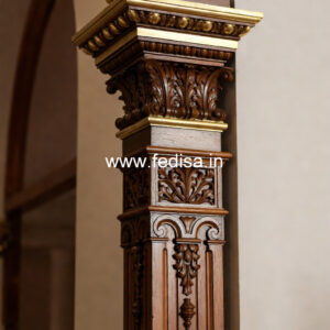 Wooden Pillar Design for Stylish Homes