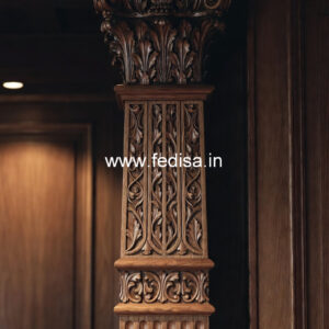 Wooden Pillar Design for Classic Homes