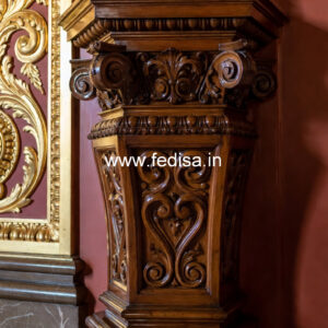 Wooden Pillar Designs That Add Royal Touch