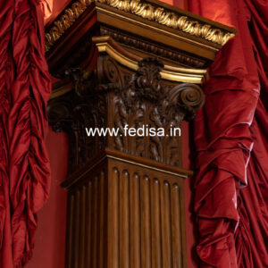 Wooden Pillar Designs for Rich Interiors