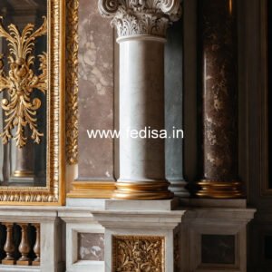 Wooden Pillar Design for Home Entrance