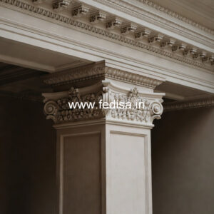 Wooden Pillar Design for Entryway