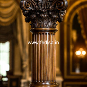 Wooden Pillar Design for Designer Homes