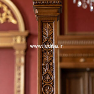 Wooden Pillar Design for Home Interiors