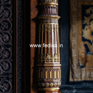 Wooden Pillar Design for Stylish Homes