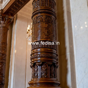 Wooden Pillar Design for Interior Concepts