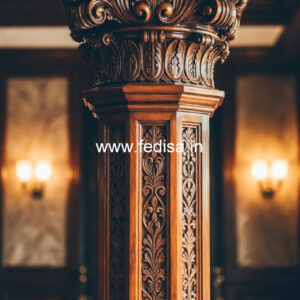 Wooden Pillar Design for Home Makeover