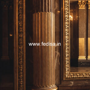 Wooden Pillar Design for Luxury Decoration