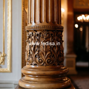 Eye-Catching Wooden Pillar Designs for Hall