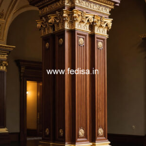 Wooden Pillar Designs with Premium Finish