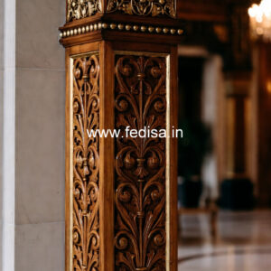 Luxury Wooden Pillar Designs for Interior Decor