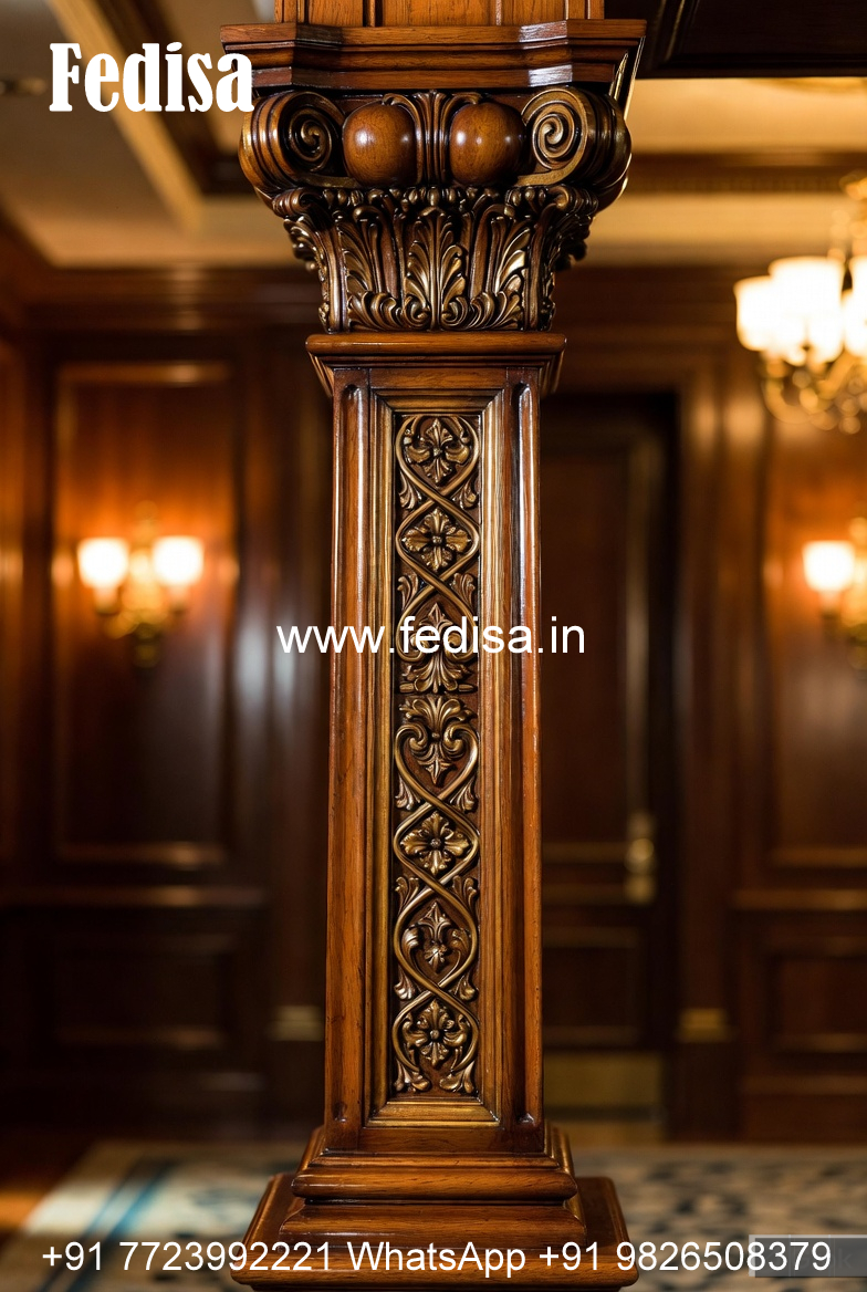 Wooden Pillar Designs That Look Grand & Beautiful