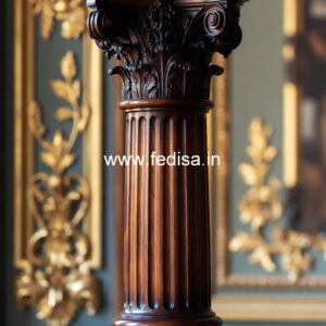 Wooden Pillar Design for Luxury Homes