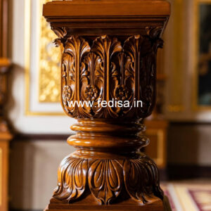Vintage Wooden Pillar Design for Home