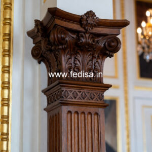 Wooden Pillar Design for Interior Columns