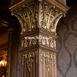 Wooden Pillar Design for Elegant Homes