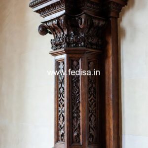 Wooden Pillar Design for Decorative Columns