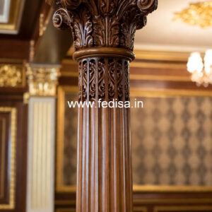Wooden Pillar Design for Stylish Homes