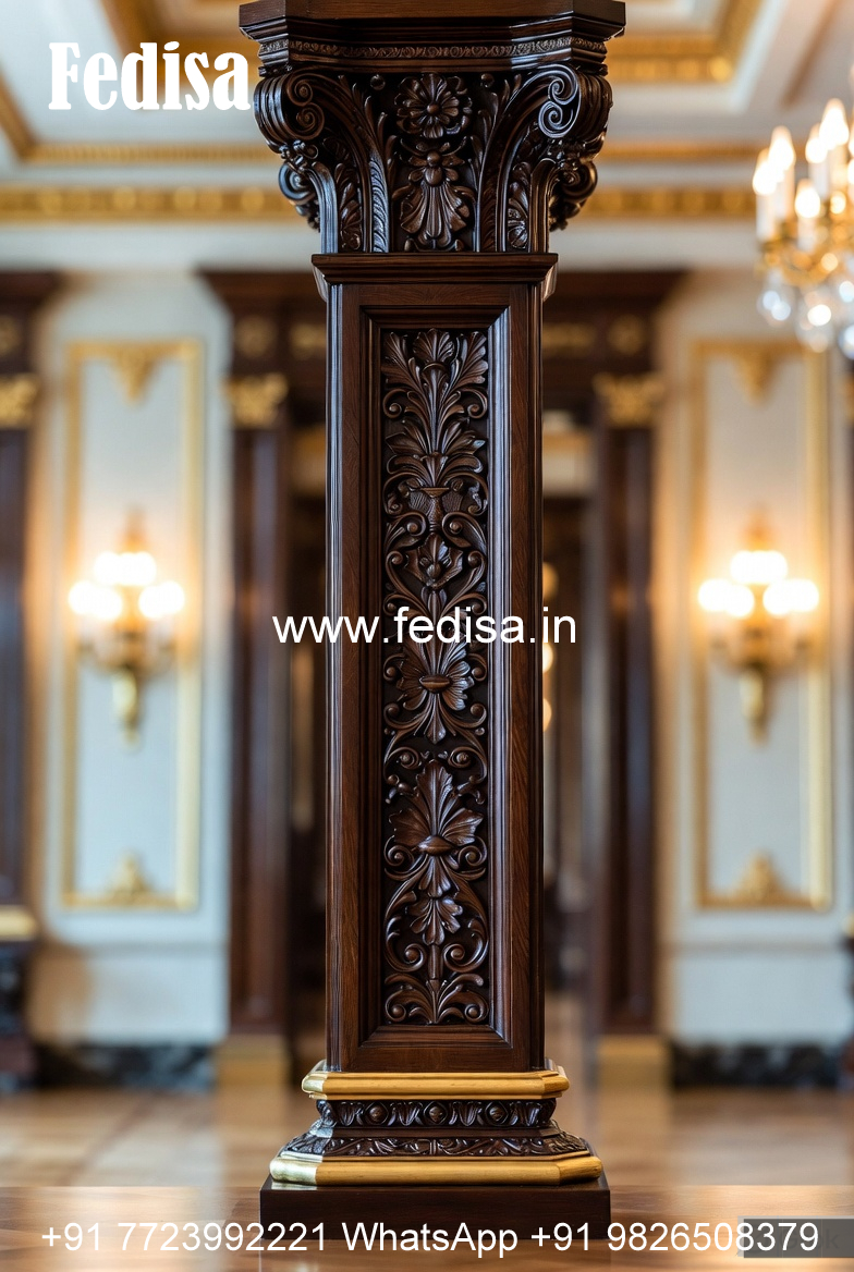 Stylish Wooden Pillar Designs for Home Decor