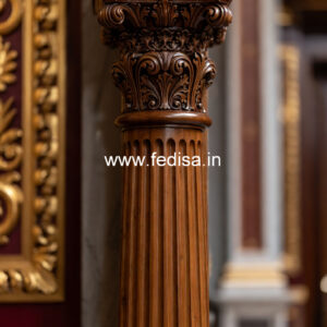 Gorgeous Wooden Pillar Designs for Living Spaces