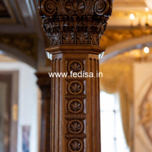 Wooden Pillar Designs for Elegant Spaces