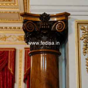 Wooden Pillar Designs for Modern Villas