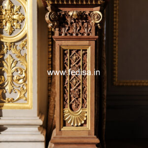 Wooden Pillar Designs for Luxury Feel