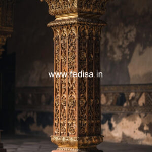 Wooden Pillar Designs That Feel Royal & Classy