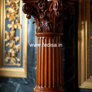 Wooden Pillar Designs for Grand Interiors