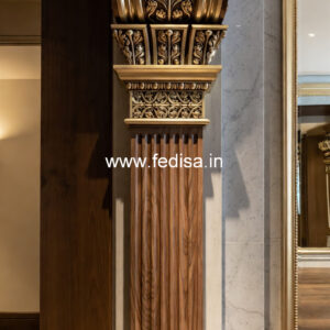 Wooden Pillar Designs That Feel Rich & Elegant
