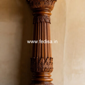 Wooden Pillar Design for Modern House