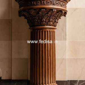 Wooden Pillar Design for Traditional House
