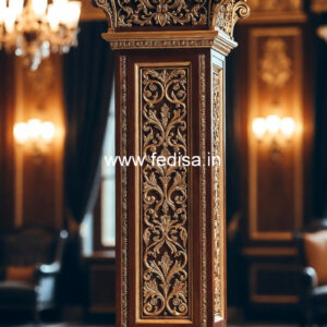 Wooden Pillar Design for Home Decoration