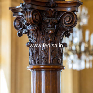 Wooden Pillar Design for Stylish Homes