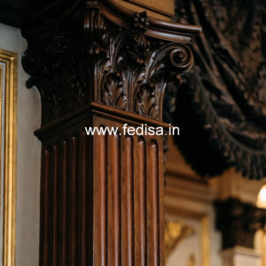 Wooden Pillar Design for Interior Concepts