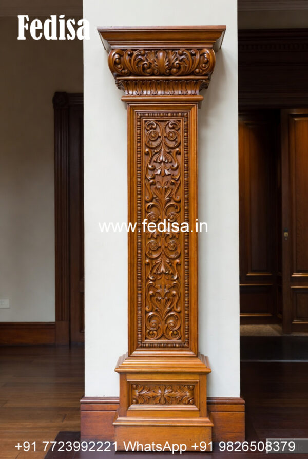 Pillar Design Rectangular Wooden Pillar Designs That Look Luxury - Fedisa