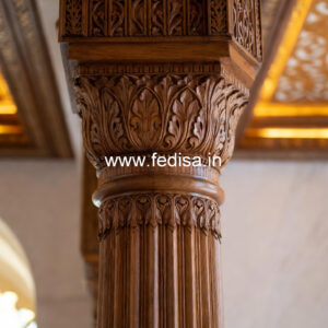 Gorgeous Wooden Pillar Designs for Living Spaces