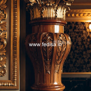 Wooden Pillar Designs That Feel Premium Interiors
