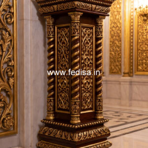 Wooden Pillar Designs That Look Rich & Elegant